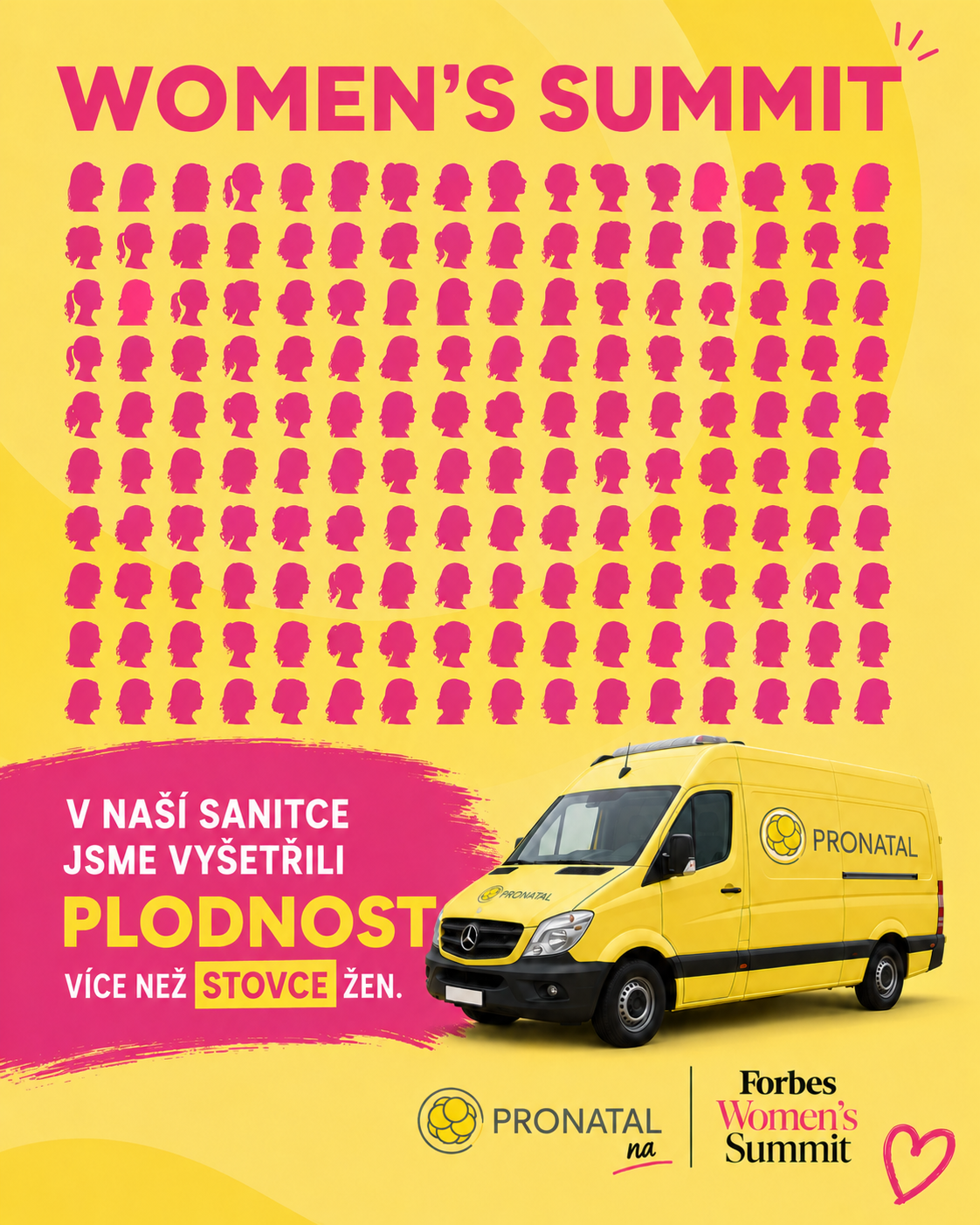 Forbes Women’s Summit: V PRONATAL sanitce jsme vyšetřili plodnost více než 100 žen