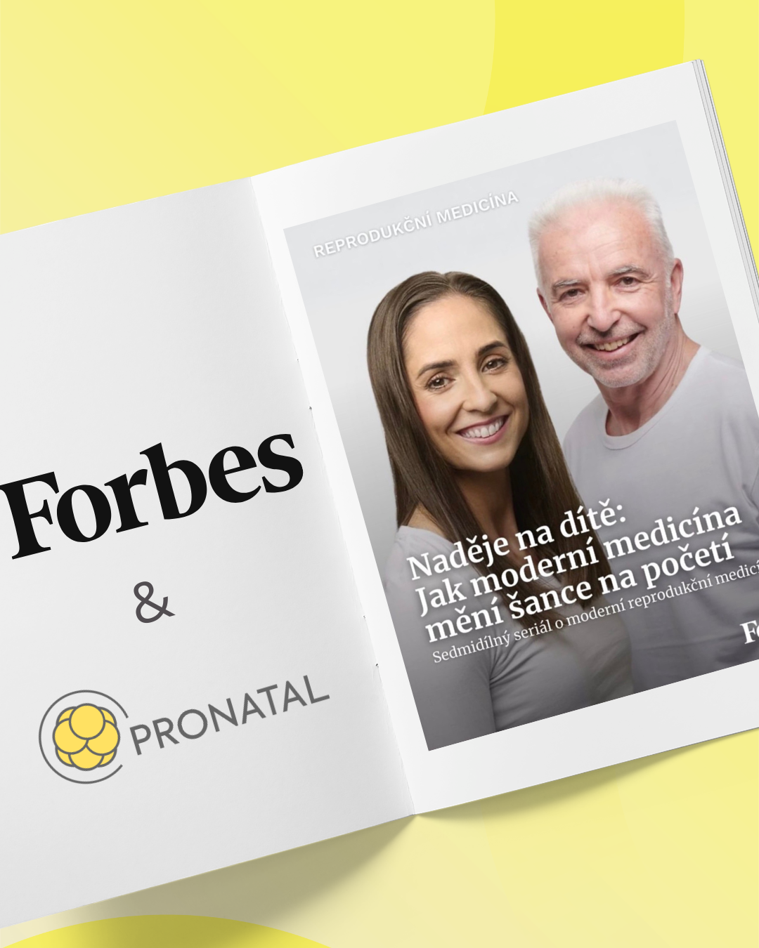 PRONATAL ve Forbes: IVF vstupuje do nové éry genetických dat a umělé inteligence​