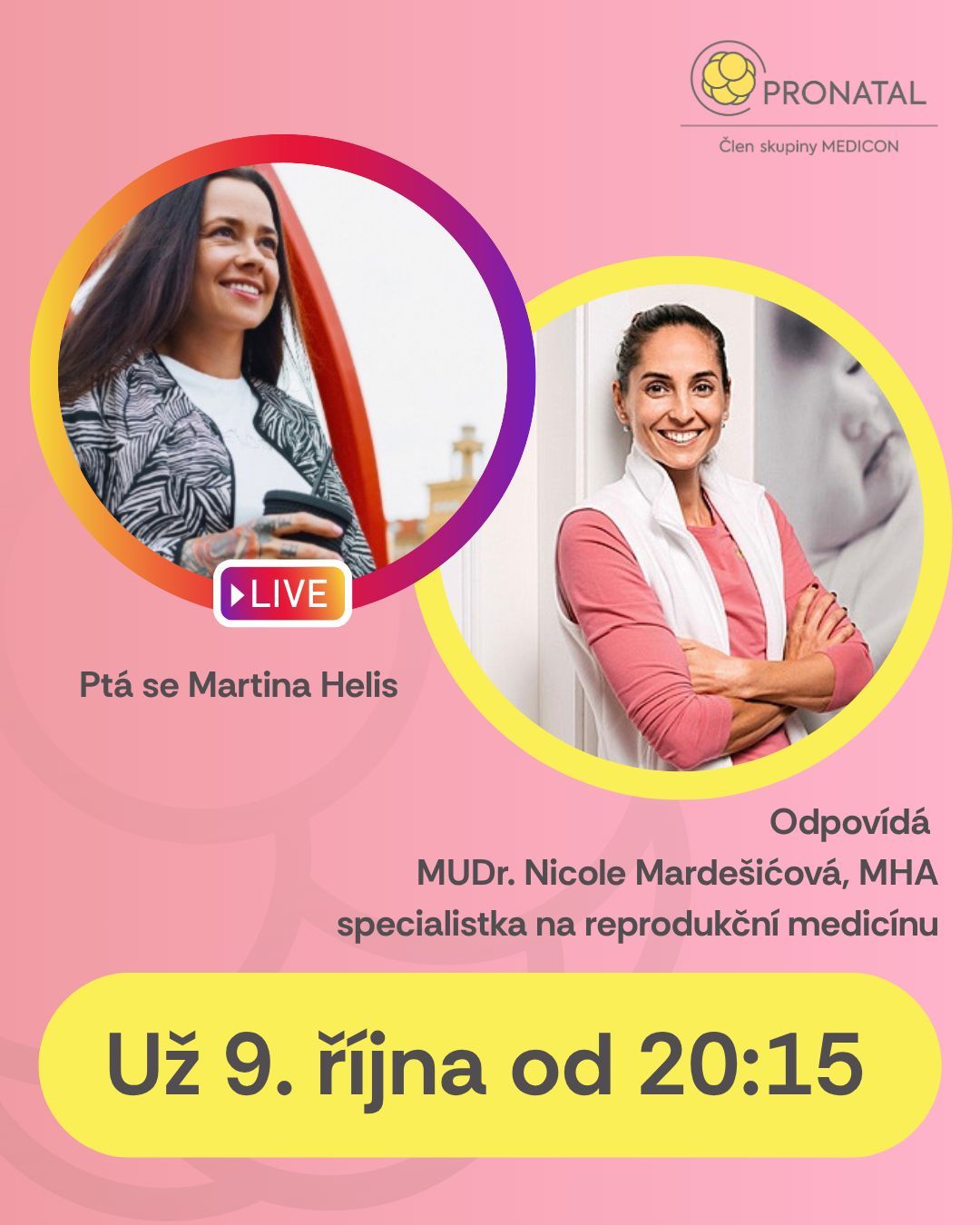 Na „Ostrově Neplodnosti“ Nejste Sami: Rozhovor s Martinou Helis a MUDr. Mardešićovou